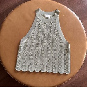 ARITZIA WILFRED Halter Sweater Tank Top
